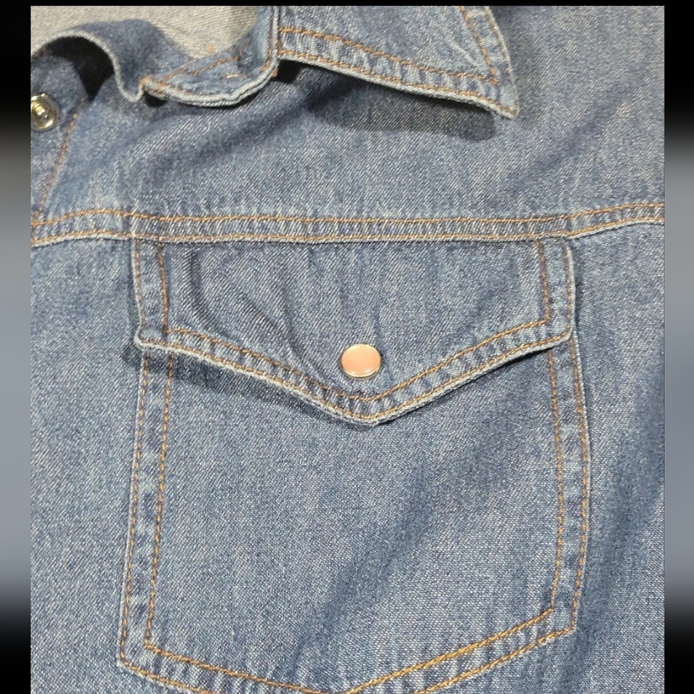 Me and You Jean Long Sleeve Top Size 1X - Picture 3 of 10